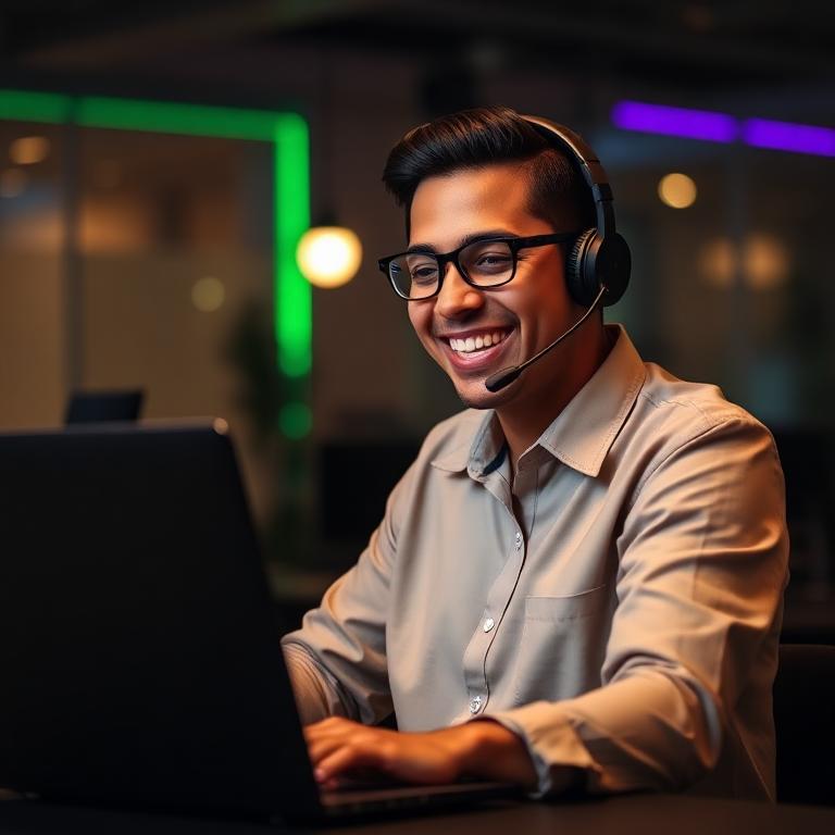 Equipo de soporte de Funnelchat atendiendo en español
