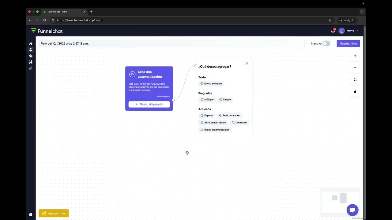 Configurar una integración con terceros y campos customizados